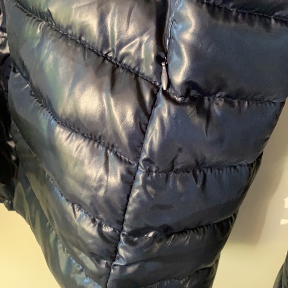 Pre-owned navy blue puffy jacket - Picture 3 of 5